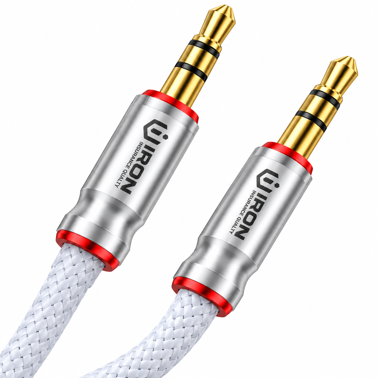 Câble AUX Jack 3.5 mm IRON CR-15 – Audio Hi-Fi - Image 3